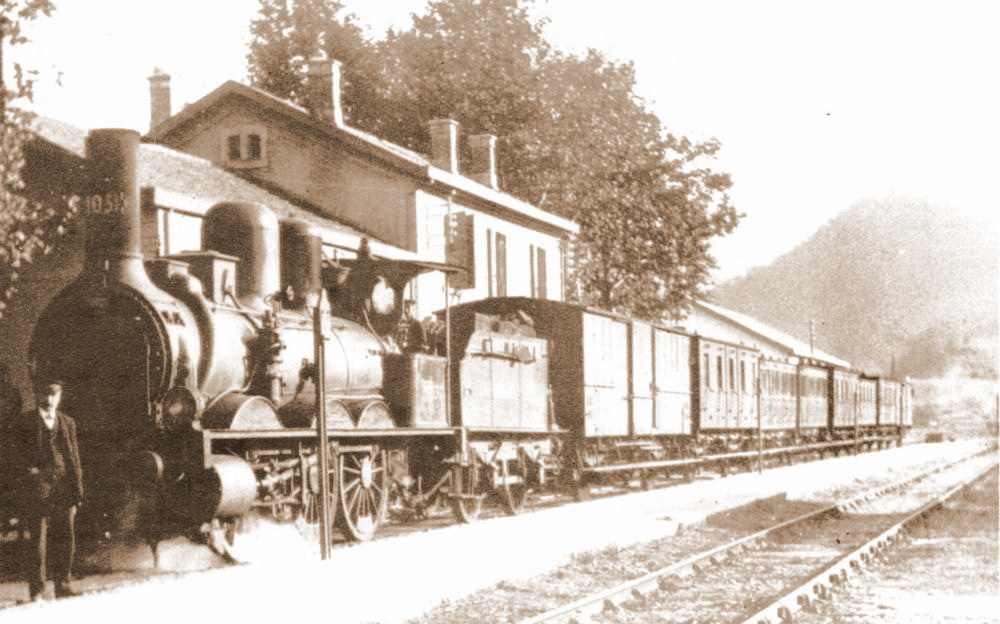Agrandir l'image De la halte de Brézilhou à la gare de Quillan