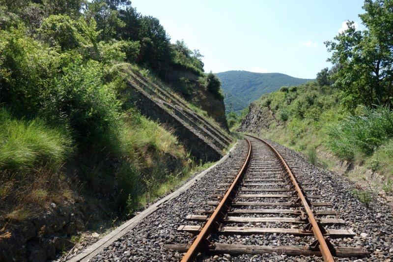 Agrandir l'image De la halte de Massia à la gare d'Alet-les-Bains