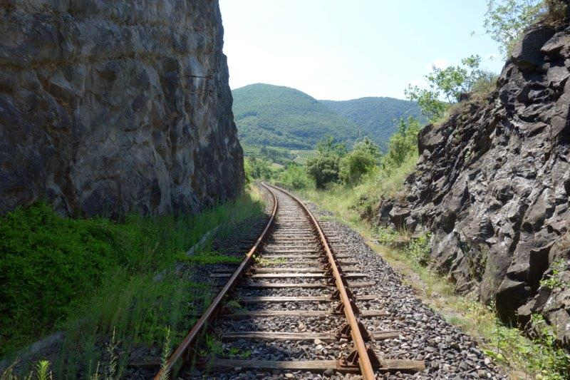 Agrandir l'image De la halte de Massia à la gare d'Alet-les-Bains