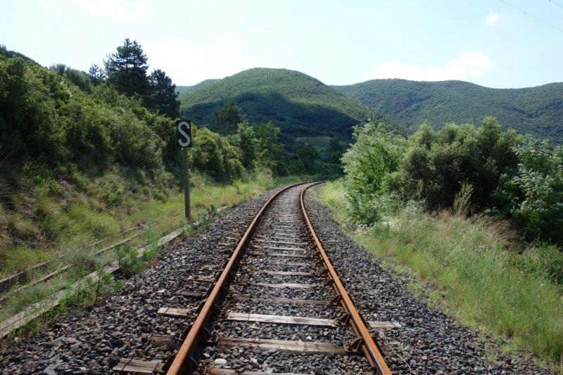 Agrandir l'image De la halte de Massia à la gare d'Alet-les-Bains
