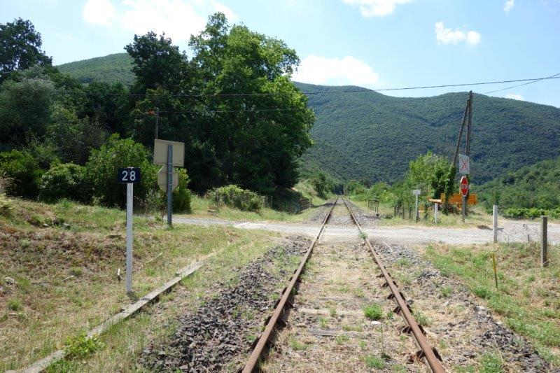 Agrandir l'image De la halte de Massia à la gare d'Alet-les-Bains
