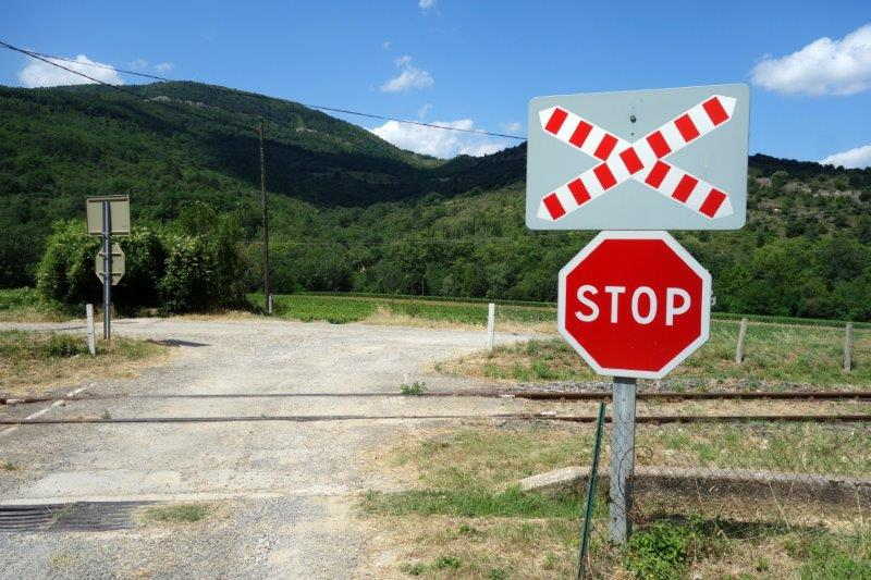 Agrandir l'image De la halte de Massia à la gare d'Alet-les-Bains