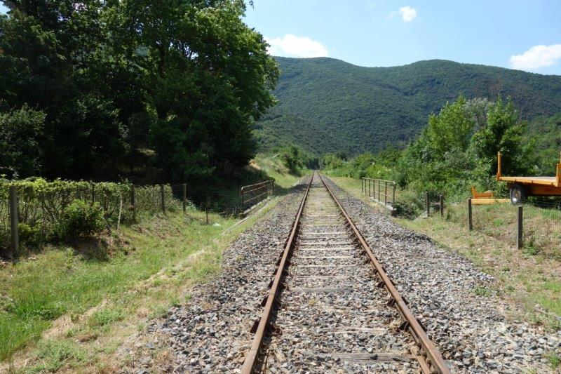 Agrandir l'image De la halte de Massia à la gare d'Alet-les-Bains
