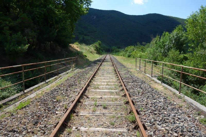 Agrandir l'image De la halte de Massia à la gare d'Alet-les-Bains