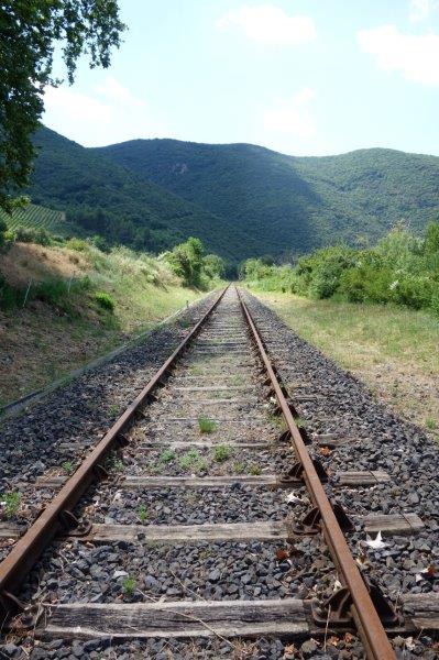 Agrandir l'image De la halte de Massia à la gare d'Alet-les-Bains