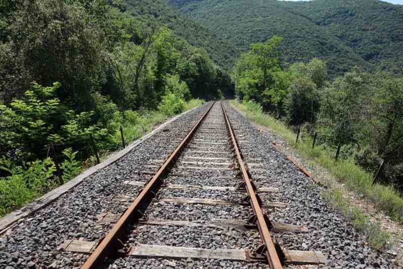 Agrandir l'image De la halte de Massia à la gare d'Alet-les-Bains