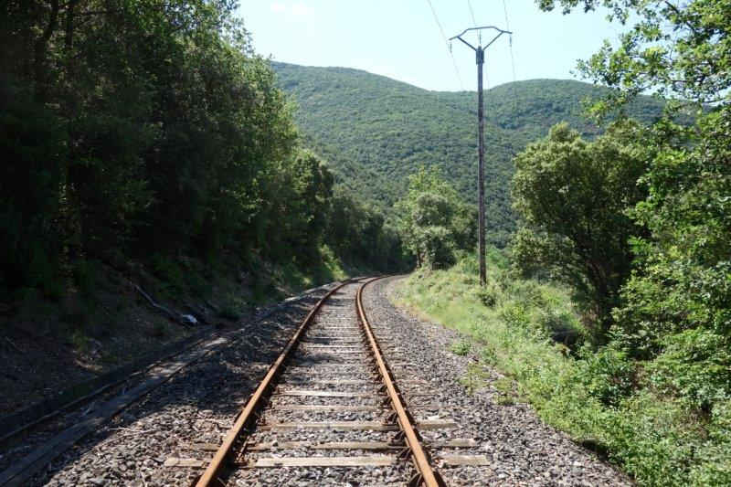 Agrandir l'image De la halte de Massia à la gare d'Alet-les-Bains