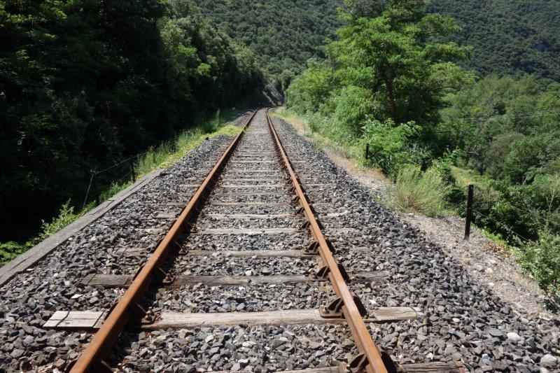 Agrandir l'image De la halte de Massia à la gare d'Alet-les-Bains