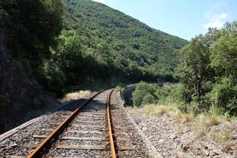 Agrandir l'image De la halte de Massia à la gare d'Alet-les-Bains