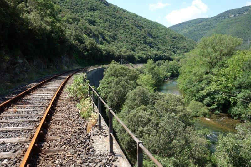 Agrandir l'image De la halte de Massia à la gare d'Alet-les-Bains