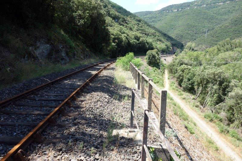 Agrandir l'image De la halte de Massia à la gare d'Alet-les-Bains