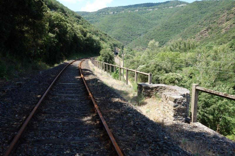 Agrandir l'image De la halte de Massia à la gare d'Alet-les-Bains