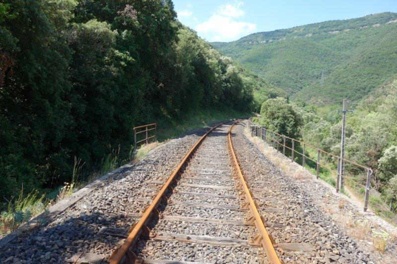 Agrandir l'image De la halte de Massia à la gare d'Alet-les-Bains