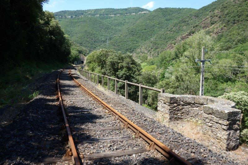 Agrandir l'image De la halte de Massia à la gare d'Alet-les-Bains