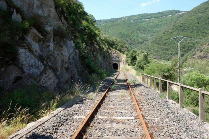 Agrandir l'image De la halte de Massia à la gare d'Alet-les-Bains