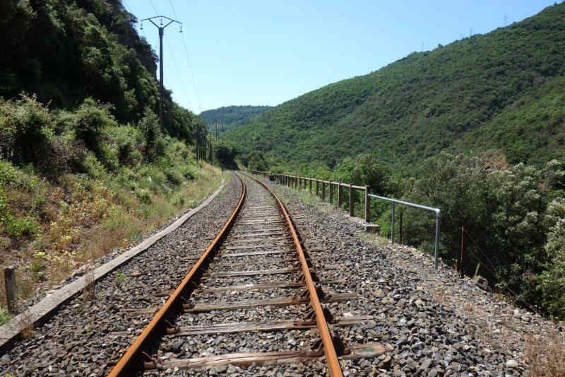 Agrandir l'image De la halte de Massia à la gare d'Alet-les-Bains