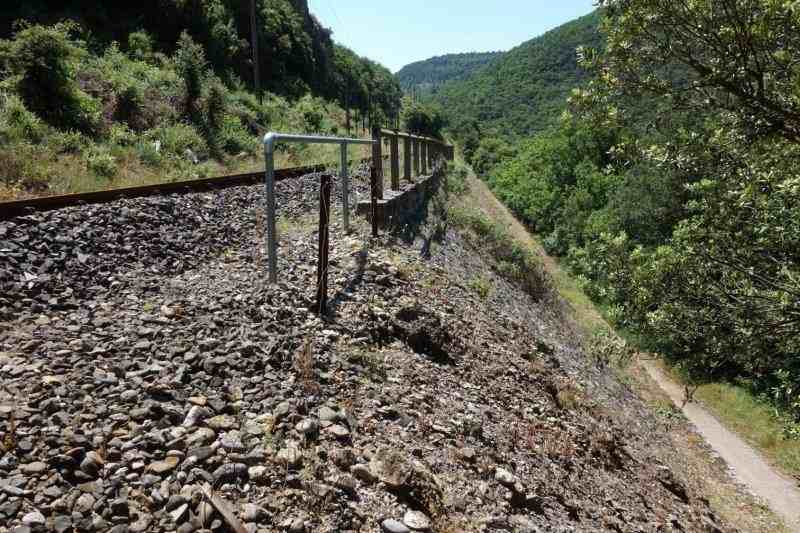 Agrandir l'image De la halte de Massia à la gare d'Alet-les-Bains