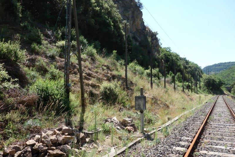 Agrandir l'image De la halte de Massia à la gare d'Alet-les-Bains