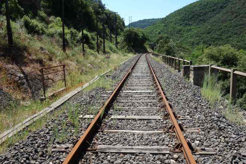 Agrandir l'image De la halte de Massia à la gare d'Alet-les-Bains