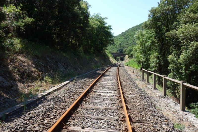 Agrandir l'image De la halte de Massia à la gare d'Alet-les-Bains