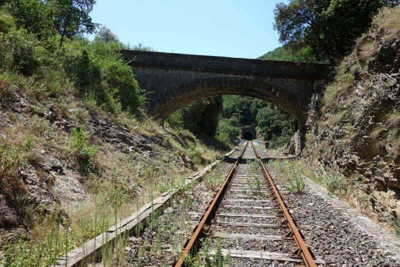 Agrandir l'image De la halte de Massia à la gare d'Alet-les-Bains