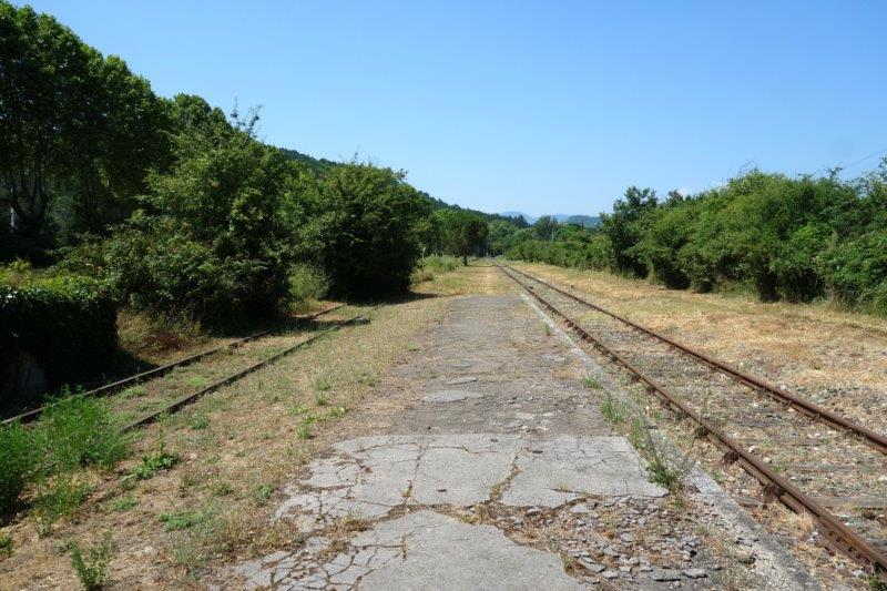 Agrandir l'image Quai de la gare de Couiza-Montazels