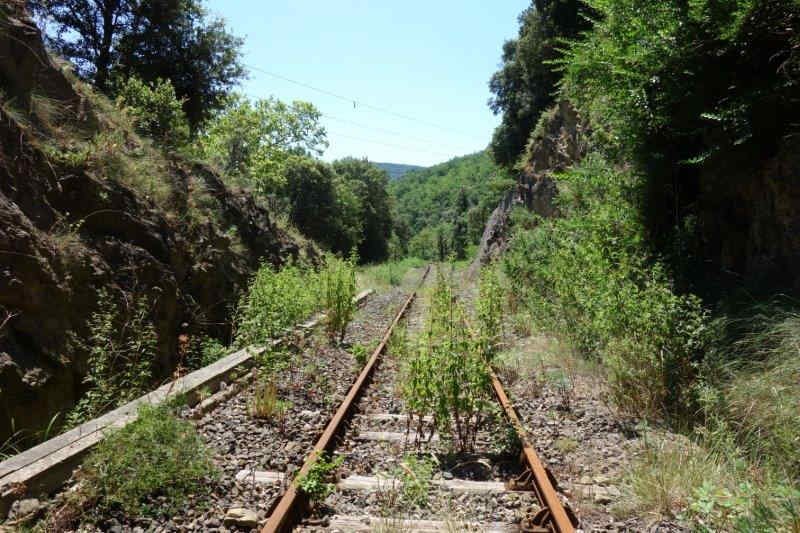 Agrandir l'image De la halte de Massia à la gare d'Alet-les-Bains