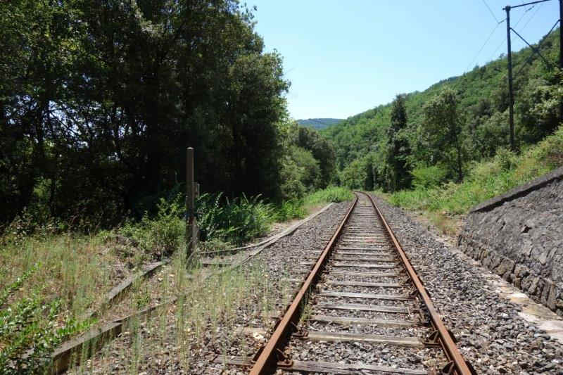 Agrandir l'image De la halte de Massia à la gare d'Alet-les-Bains