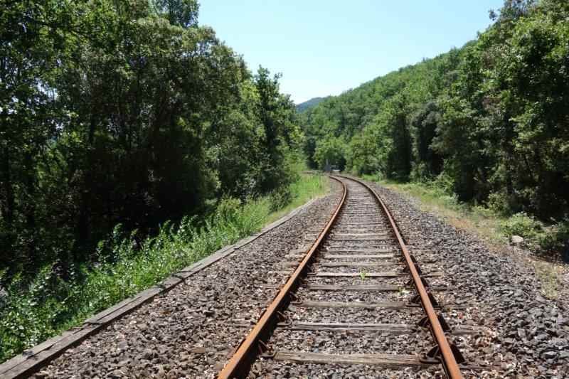 Agrandir l'image De la halte de Massia à la gare d'Alet-les-Bains