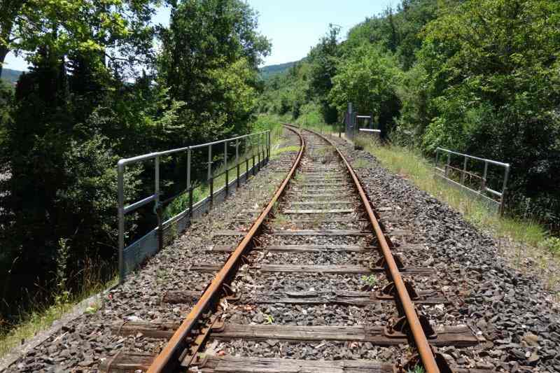 Agrandir l'image De la halte de Massia à la gare d'Alet-les-Bains