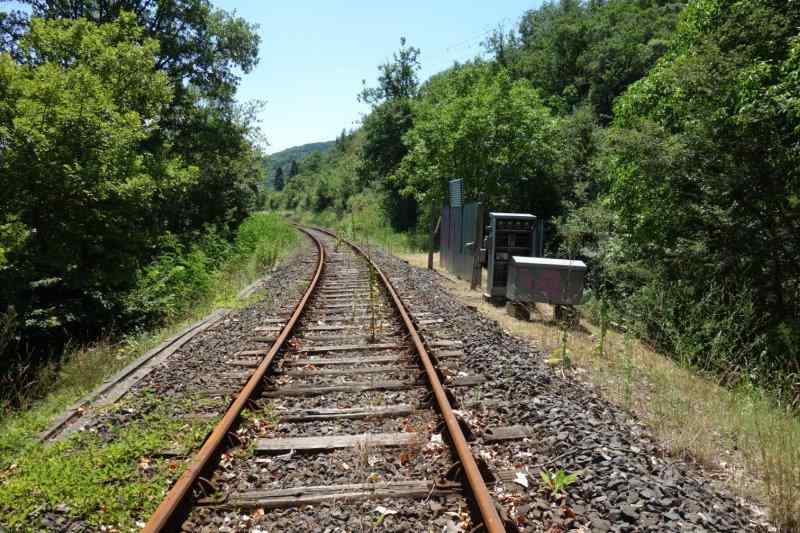Agrandir l'image De la halte de Massia à la gare d'Alet-les-Bains