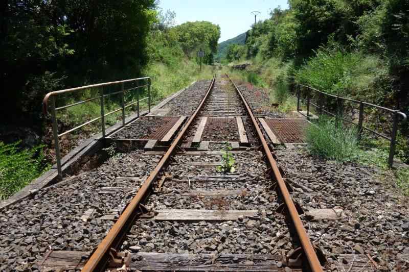 Agrandir l'image De la halte de Massia à la gare d'Alet-les-Bains