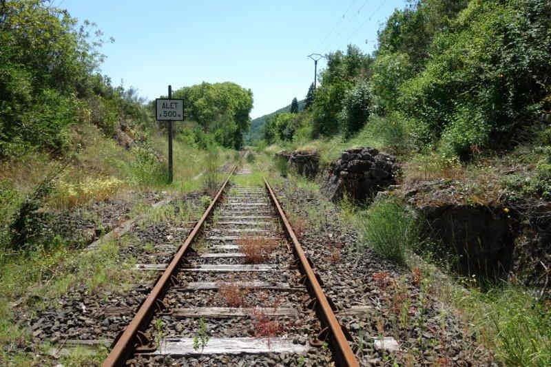Agrandir l'image De la halte de Massia à la gare d'Alet-les-Bains