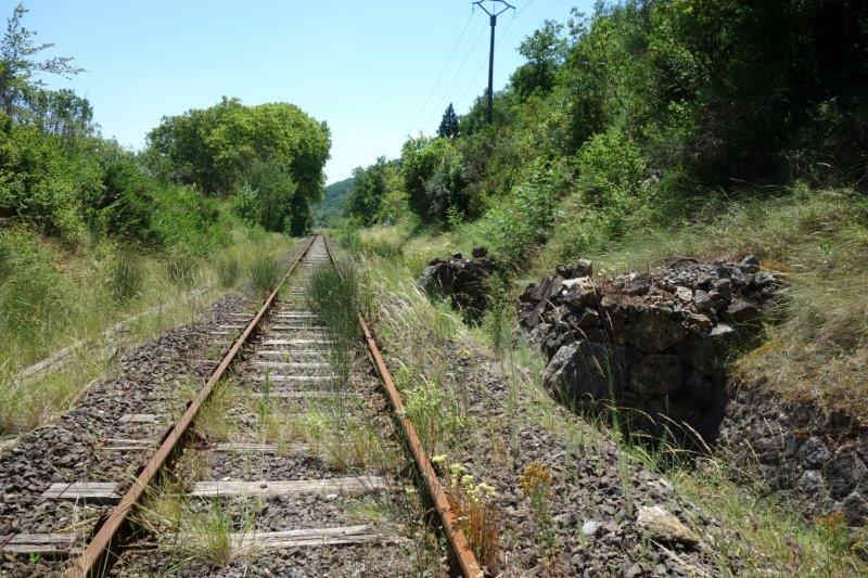 Agrandir l'image De la halte de Massia à la gare d'Alet-les-Bains