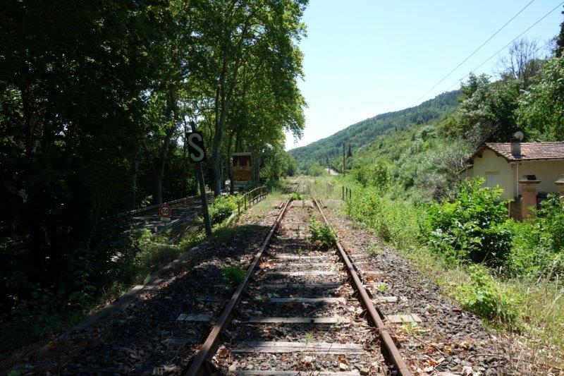 Agrandir l'image De la halte de Massia à la gare d'Alet-les-Bains