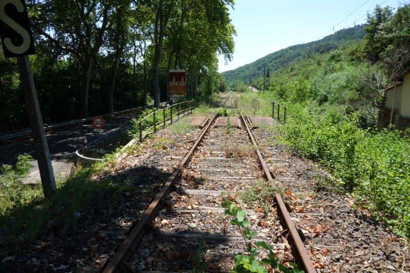 Agrandir l'image De la halte de Massia à la gare d'Alet-les-Bains