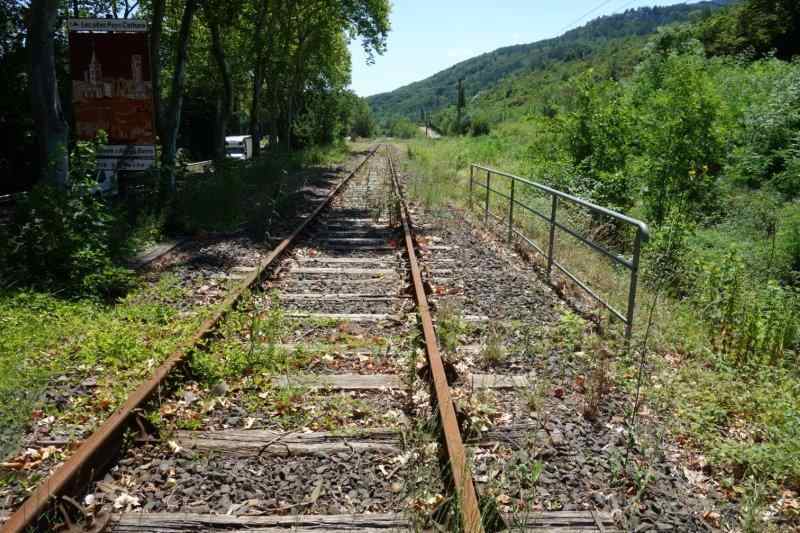 Agrandir l'image De la halte de Massia à la gare d'Alet-les-Bains