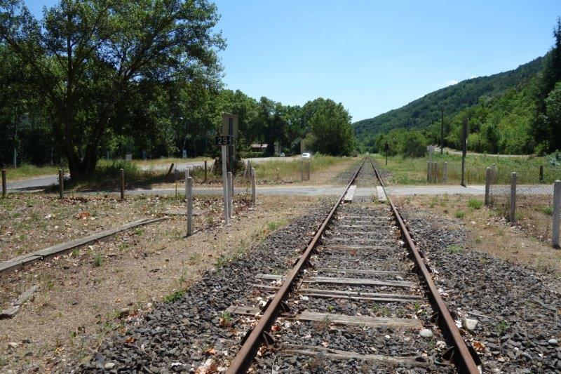 Agrandir l'image De la halte de Massia à la gare d'Alet-les-Bains
