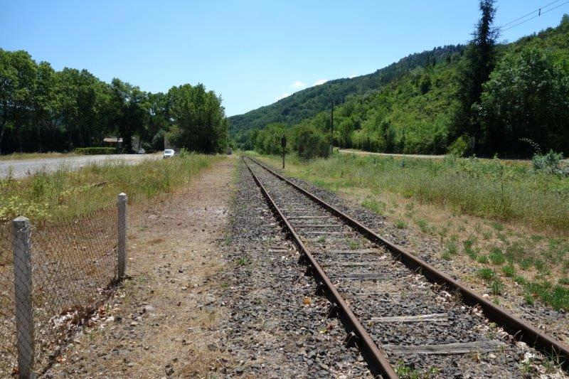 Agrandir l'image De la halte de Massia à la gare d'Alet-les-Bains