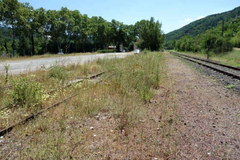 Agrandir l'image De la halte de Massia à la gare d'Alet-les-Bains