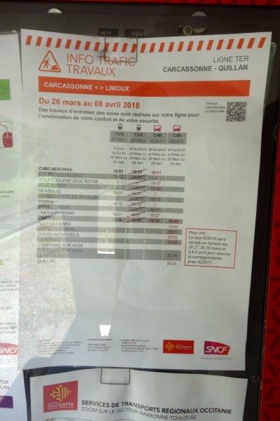 Agrandir l'image De la halte de Massia à la gare d'Alet-les-Bains