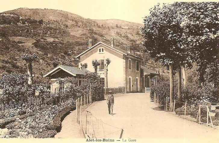 Agrandir l'image Gare d'Alet-les-Bains côté cour