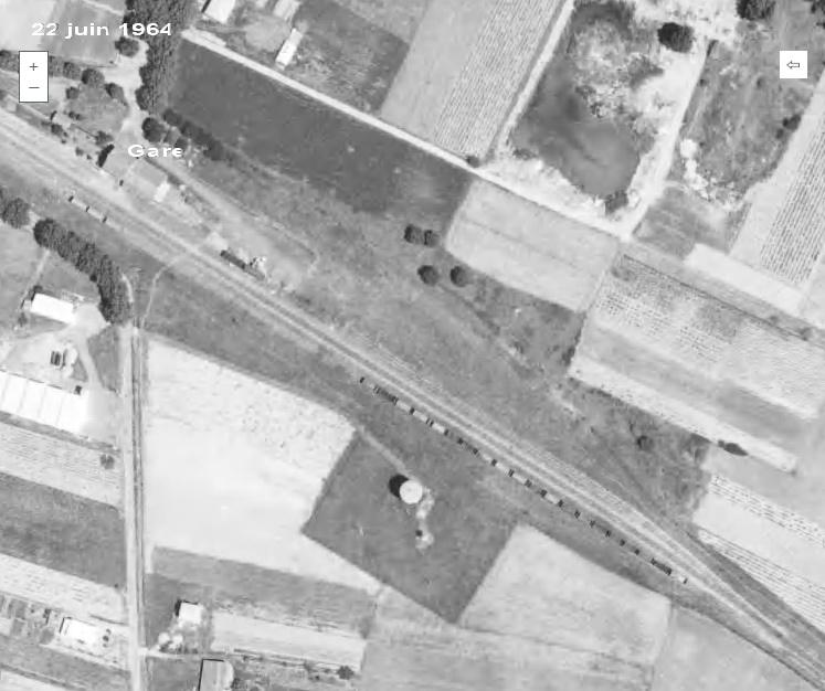 Agrandir l'image Emprise de la gare de Bessières