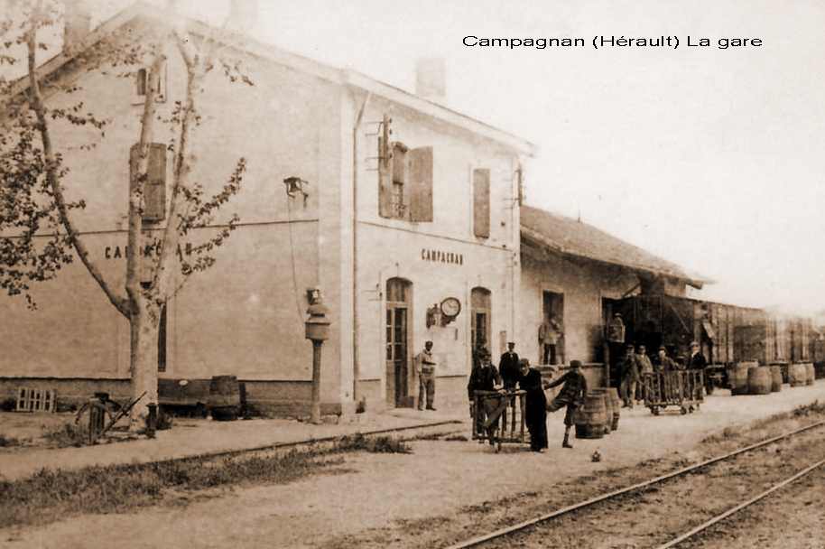 Agrandir l'image De la gare de Campagnan à la gare de Paulhan