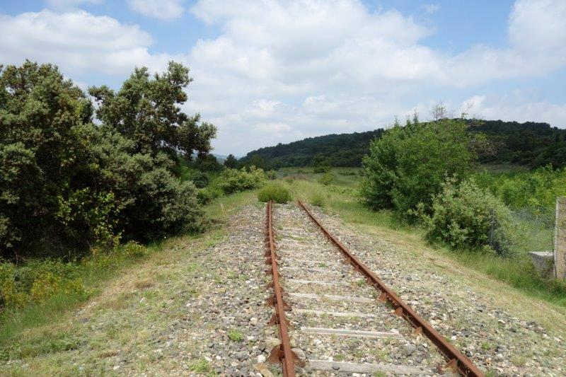 Agrandir l'image De la halte de Cabezac à la gare de Bize