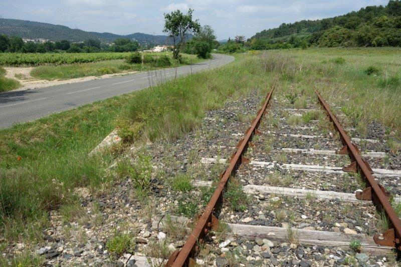 Agrandir l'image De la halte de Cabezac à la gare de Bize