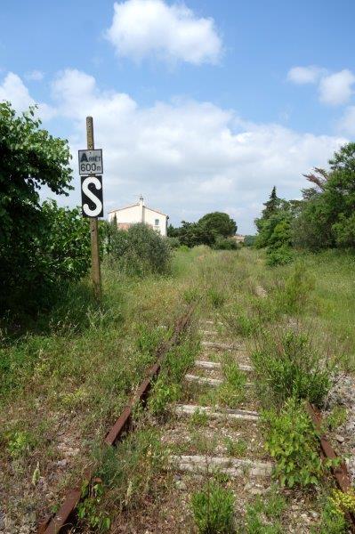 Agrandir l'image De la halte de Cabezac à la gare de Bize