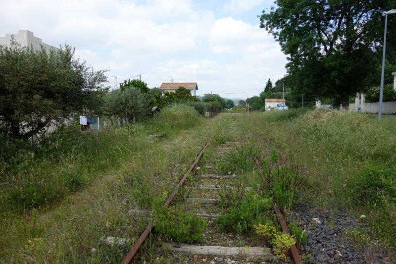 Agrandir l'image De la halte de Cabezac à la gare de Bize