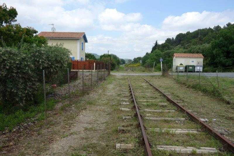 Agrandir l'image De la halte de Cabezac à la gare de Bize