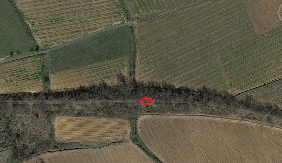 Agrandir l'image De la halte de Nizas-Bourg à la gare de Caux